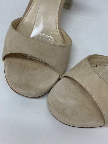 フォクシー サンダル 36 1/2 ベージュ スエード クリアヒール ITMJJZ85KPZQ 【SALE】