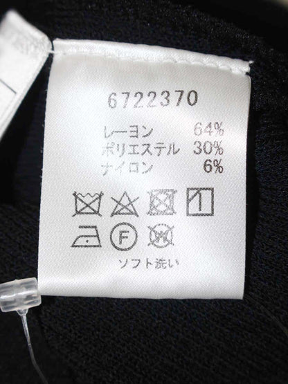 ルネ 6722370 ニット セーター 36 ブラック 袖レース IT5OJBXZNQOC