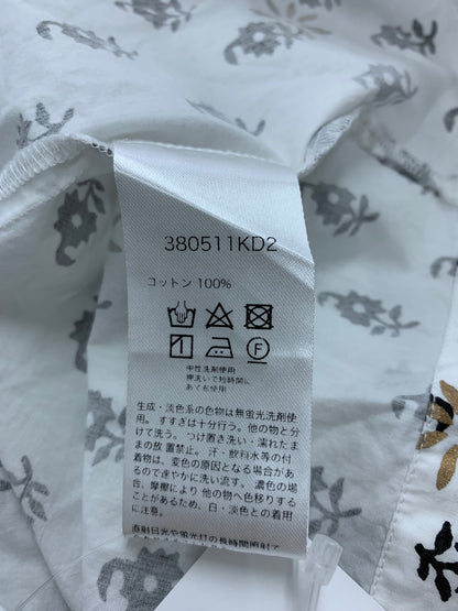 マーラカランコエ ノースリーブワンピース 380511KD2 ホワイト ブロックプリント 石田ゆり子さん着用モデル ITK2UJS8EH96