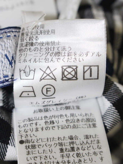 エムズグレイシー ギンガムチェッククロップドパンツ 316308 36 ブラック ITW070RLQE48