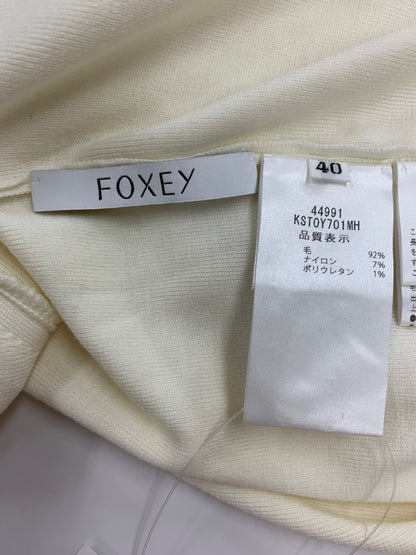 フォクシーブティック Petal ペタル 44991 ニット 40 アイボリー フリル IT101K039H40