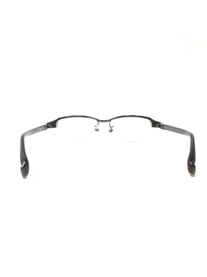 フォーナインズ メガネ ガンメタリック メタルフレーム ブロー ハーフリム（ナイロール） ITAXRADRPX5S