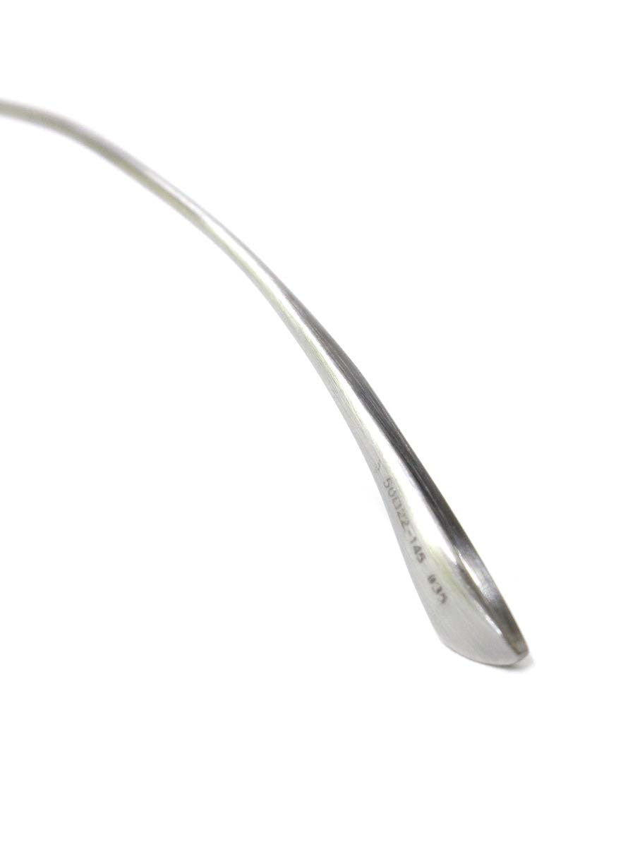 マスナガ BRADBURY メガネ シルバー/ネイビー メタルフレーム スクエア IT864C8I708D