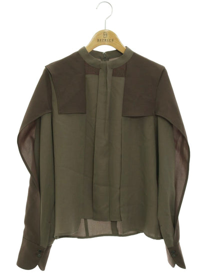 ユナイテッドトウキョウ タイインスパイアードコンビブラウス 145500008 F ブラウン IT5EWQOGLFYE