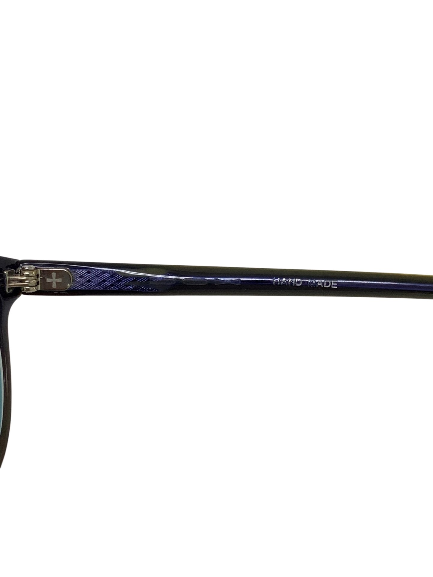 ドックス DOX P52 HANDMADE メガネ ブルー IT3F12AW4TLW
