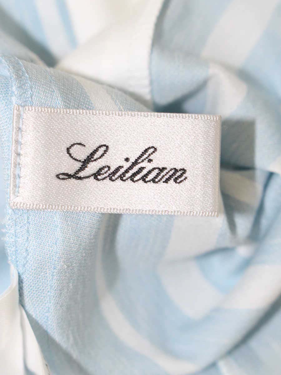 レリアン KS-0502005 Tシャツ 11 ホワイト/ブルー カットソー ストライプ ITHNI7CHQCYW