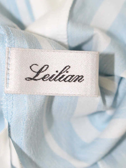 レリアン KS-0502005 Tシャツ 11 ホワイト/ブルー カットソー ストライプ ITHNI7CHQCYW