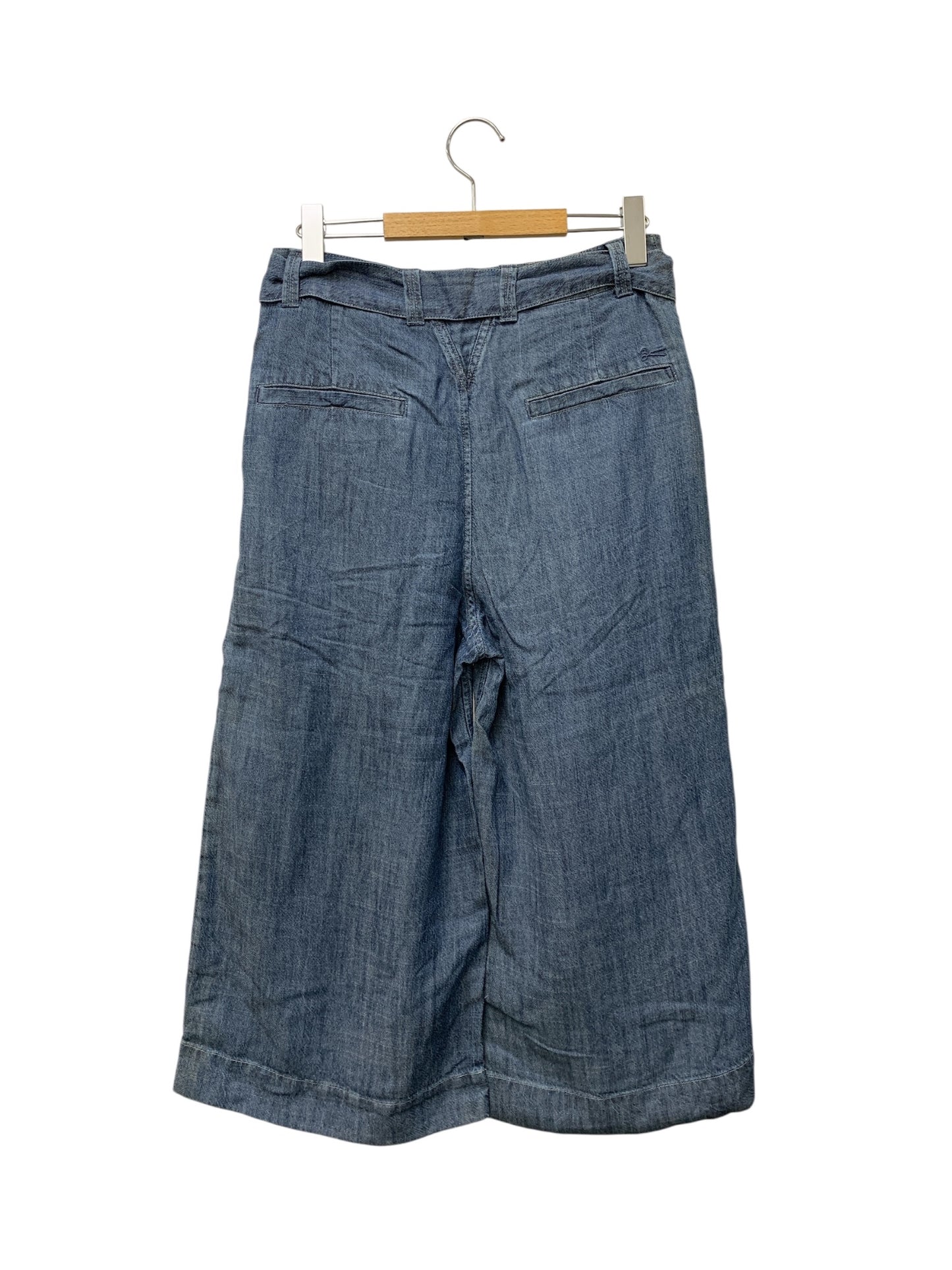 デンハム 28190-3-10201 デニムパンツ S ネイビー ワイド ITGD4HYVZ4XS