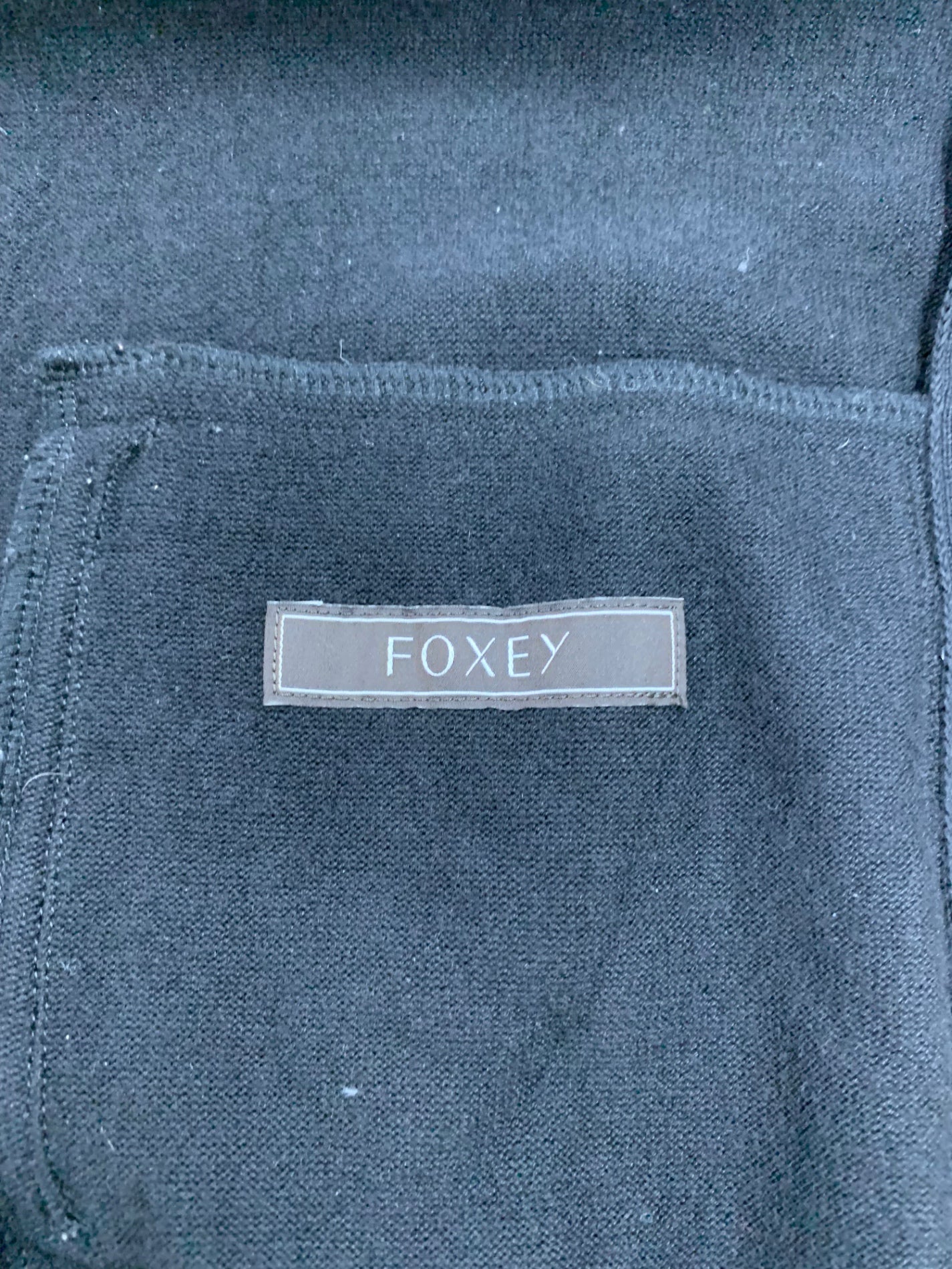フォクシーブティック Littele Parka 37438 40 ブラック フォックスファー ITOBLLGHSCGA