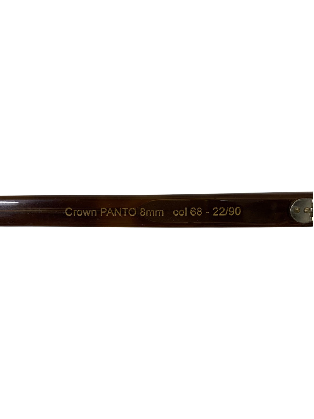 レスカルネティエ メガネ ブラウン Lesca Lunetier Crown PANTO クラウンパント 8mm ITEFQY6I7M64