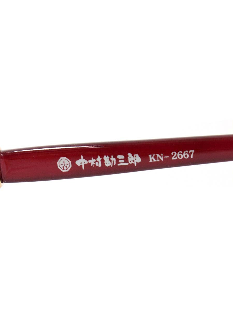 中村勘三郎 KN-2667 メガネ ローズピンク/パープル メタルフレーム