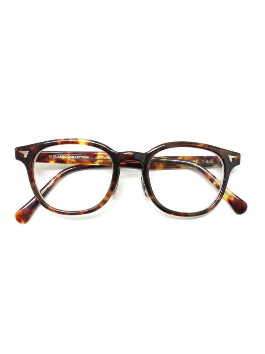 BJクラシックコレクション P-571MP メガネ ブラウン セルフレーム ウェリントン べっ甲柄 ITRVR880O8VK