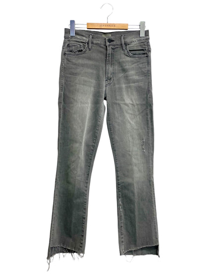 マザー 2810600367 デニムパンツ 26 グレー スキニーフレア カットオフ ダメージ加工 ITDZI503KD4P