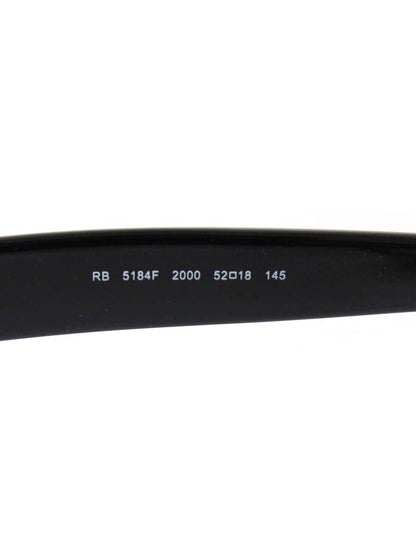 レイバン NEW WAYFARER RB5184F メガネ ブラック セルフレーム フルリム ウェリントン ITDTVBFT5FFT