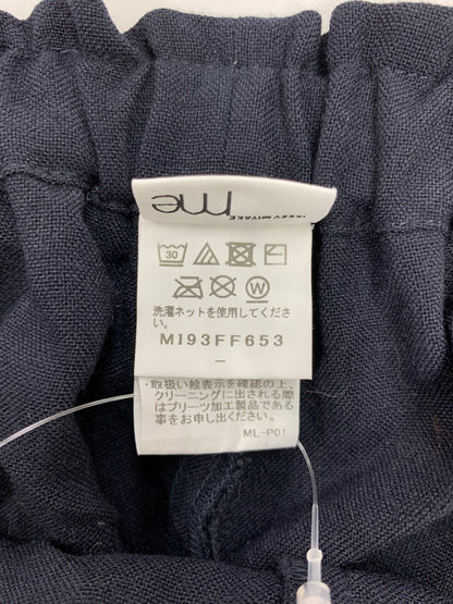 ミーイッセイミヤケ MI93FF653 ワイドパンツ ネイビー プリーツ ITWNIGQ34NS4 【SALE】