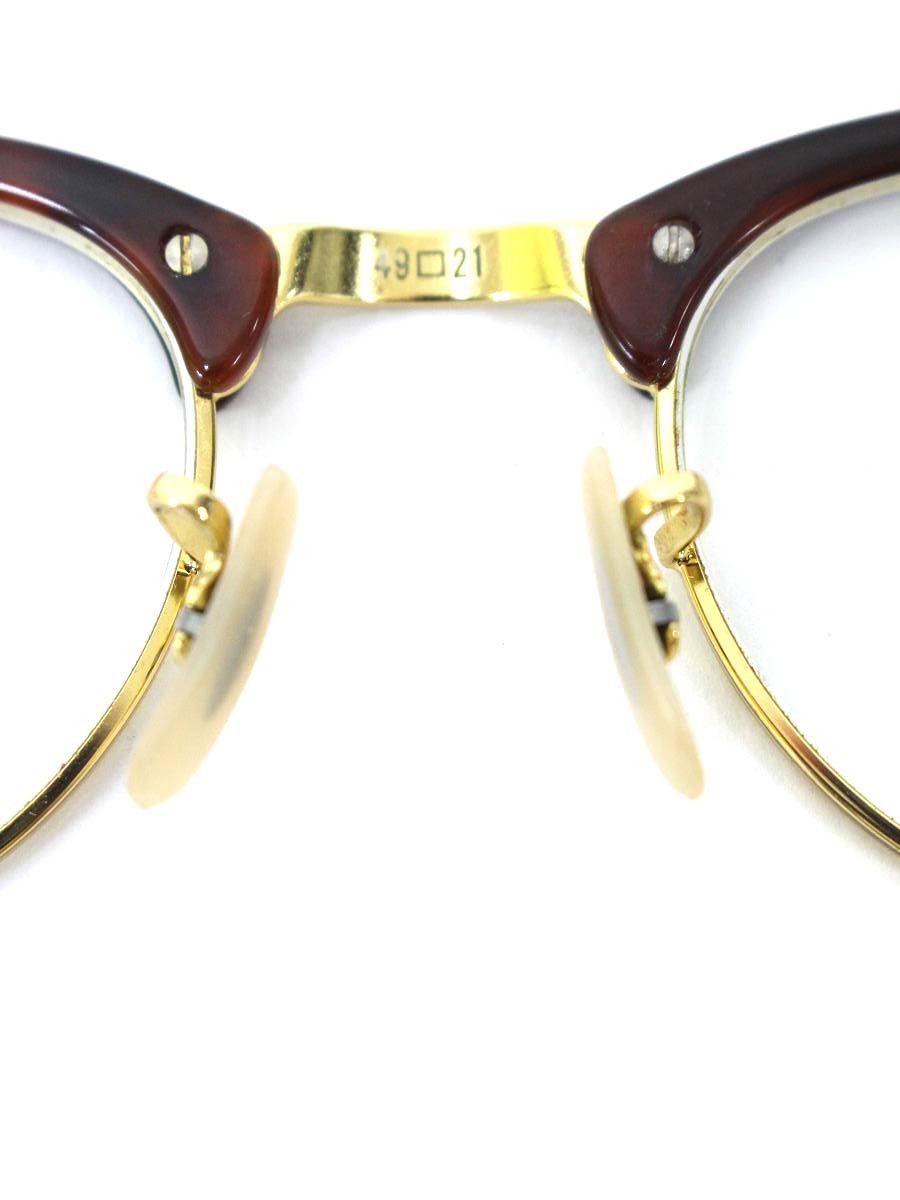レイバン RB5154 メガネ ブラウン/ゴールド コンビフレーム フルリム ウェリントン ITP8IF5LTM22