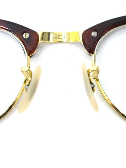 レイバン RB5154 メガネ ブラウン/ゴールド コンビフレーム フルリム ウェリントン ITP8IF5LTM22