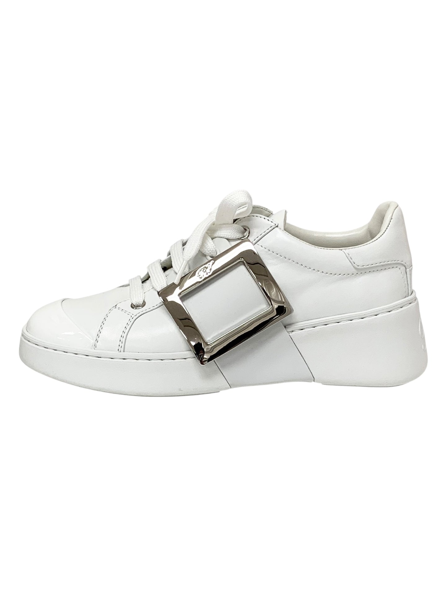 ロジェヴィヴィエ ヴィヴ スケート レザースニーカー RVW54226150LXQB001 36.5 ホワイト ITBR0WGJU9NK