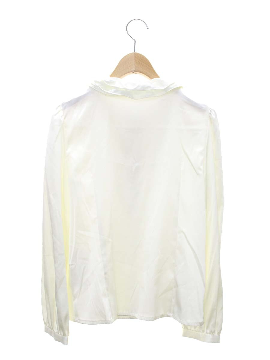 エムズグレイシー 520502 ブラウス 40 アイボリー シャツ フリル ITI64KKI6BU0