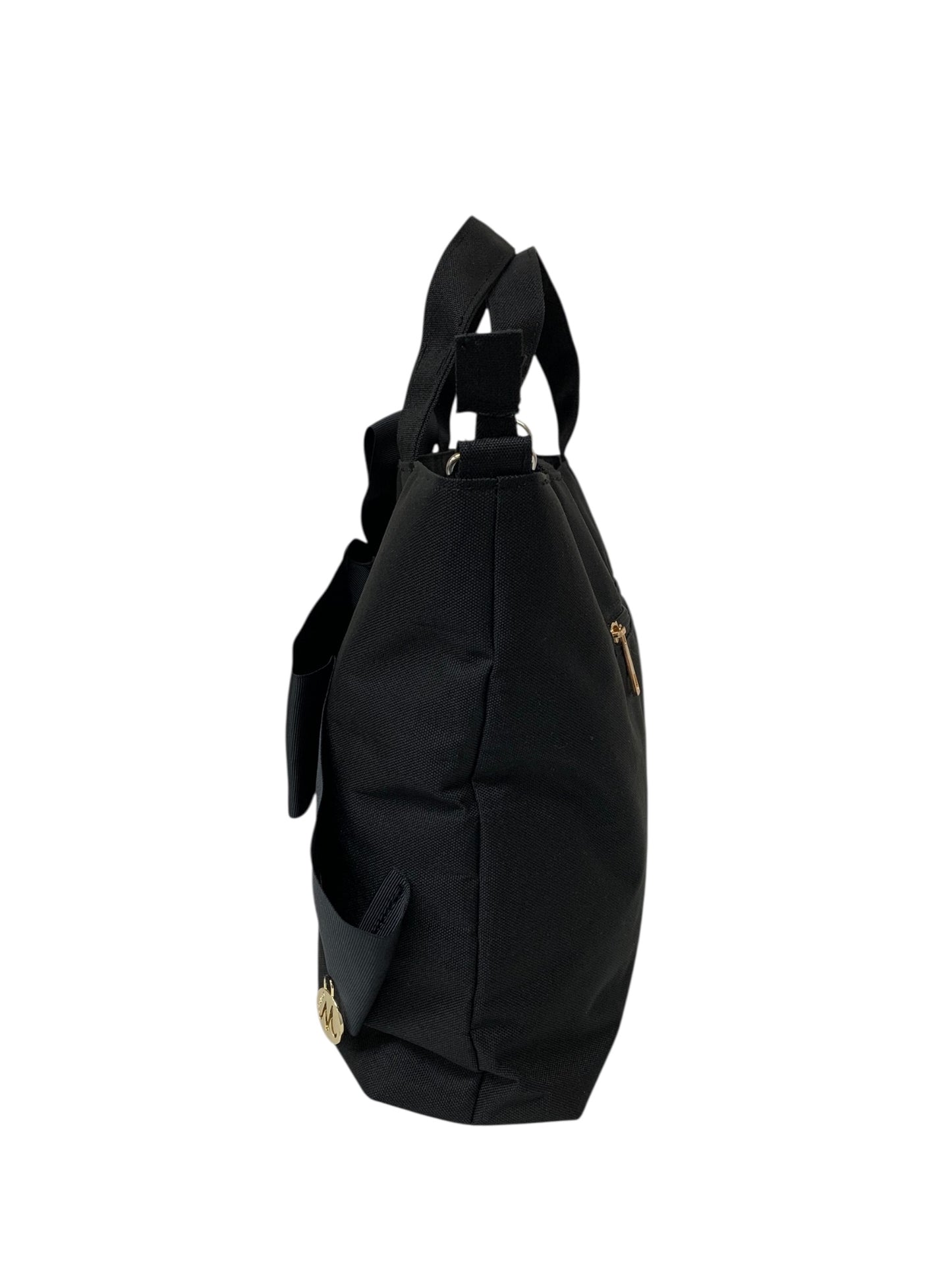 エムズグレイシー 294102 ハンドバッグ ブラック リボン 2way IT6HQAMSS7K0 【SALE】