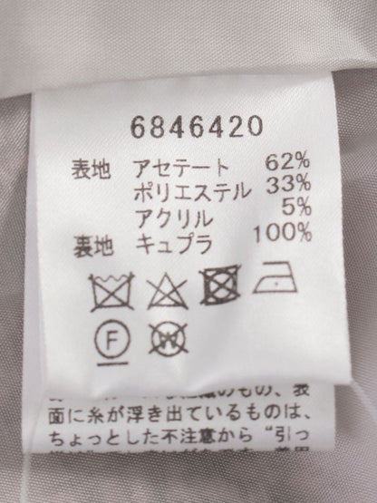 ルネ 6846420 ワンピース 34 グレー ジャガード TISSUE IT2WDHH02VFG