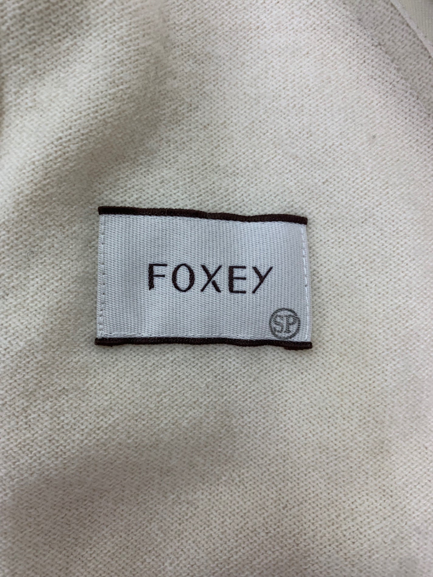 フォクシーブティック Glen Knit Coat 39912 F アイボリー SP品 ITHDAXWRHRHG