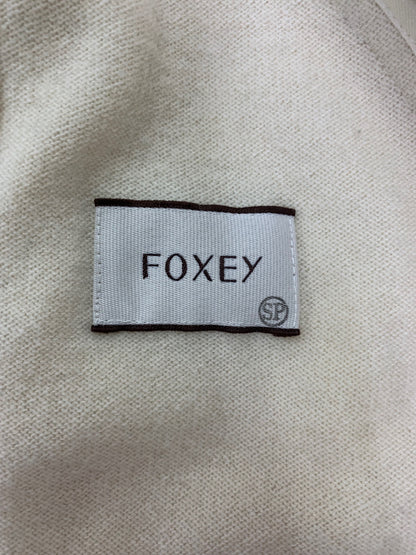 フォクシーブティック Glen Knit Coat 39912 F アイボリー SP品 ITHDAXWRHRHG