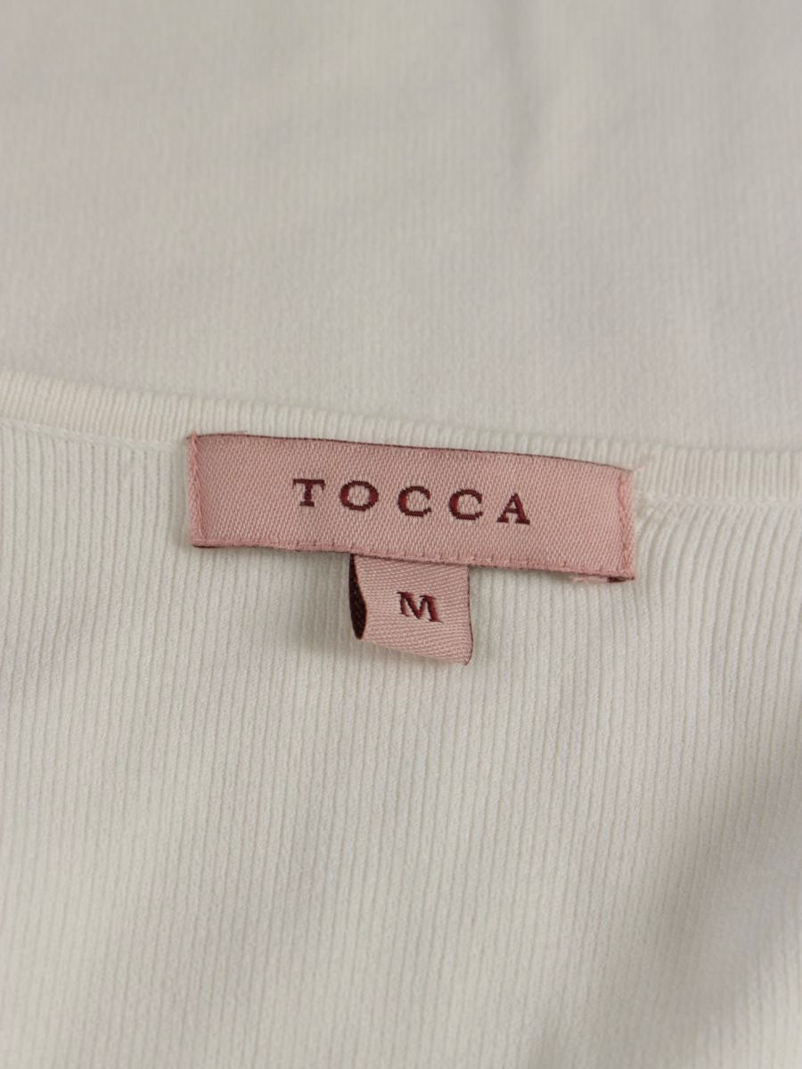 トッカ KRTOBA0010 カーディガン M ホワイト ITRNA1ARSD0Y 【SALE】