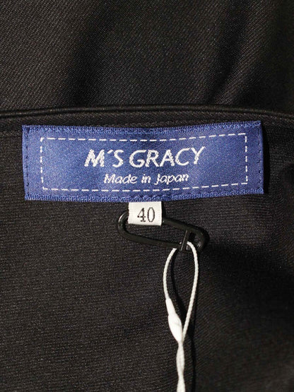 エムズグレイシー 115110 Tシャツ カットソー 40 ブラック ボリュームスリーブカットソー ITBHUCVUUMJC