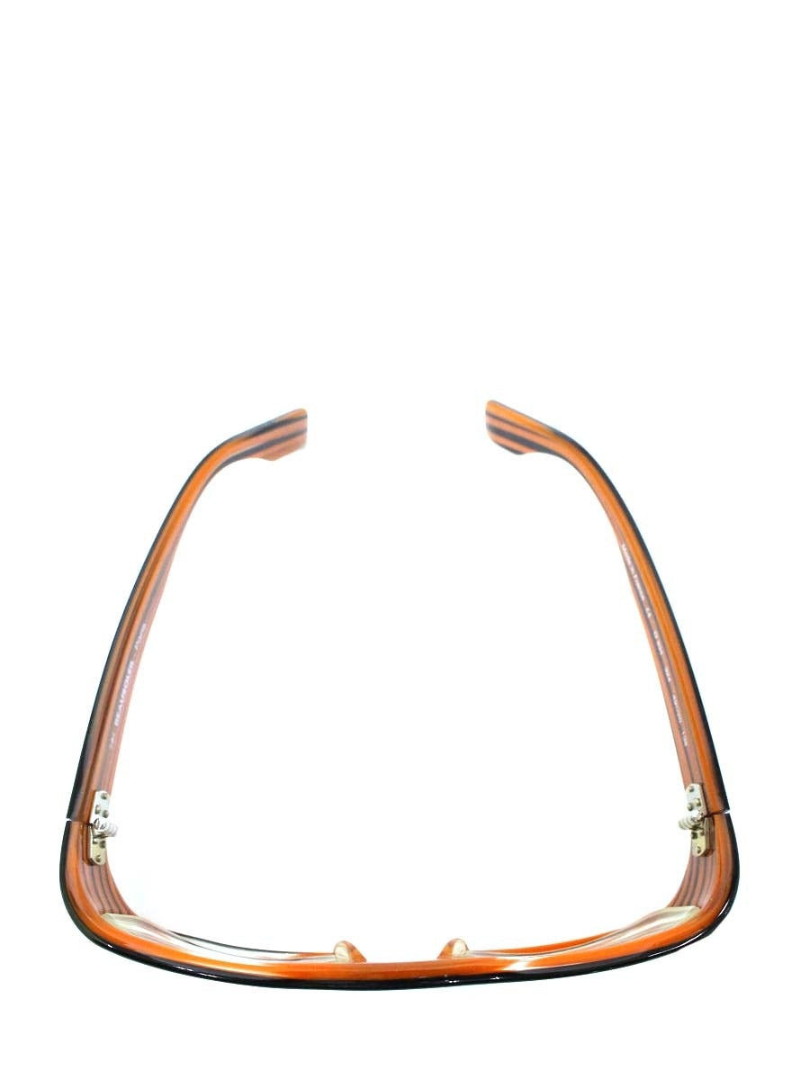 ボーソレイユ O334 324 メガネ ブラック/オレンジ セルフレーム フルリム スクエア ITGB6CFGLWX6 【SALE】