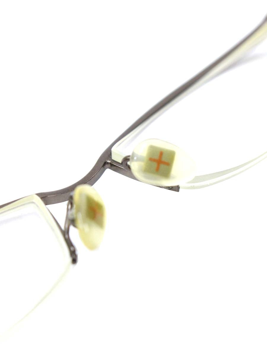 スタルクアイズ SH0001J 0300M メガネ ブラック/ガンメタマット コンビフレーム ハーフリム スクエアシェイプ ITNJZHNZIDXW