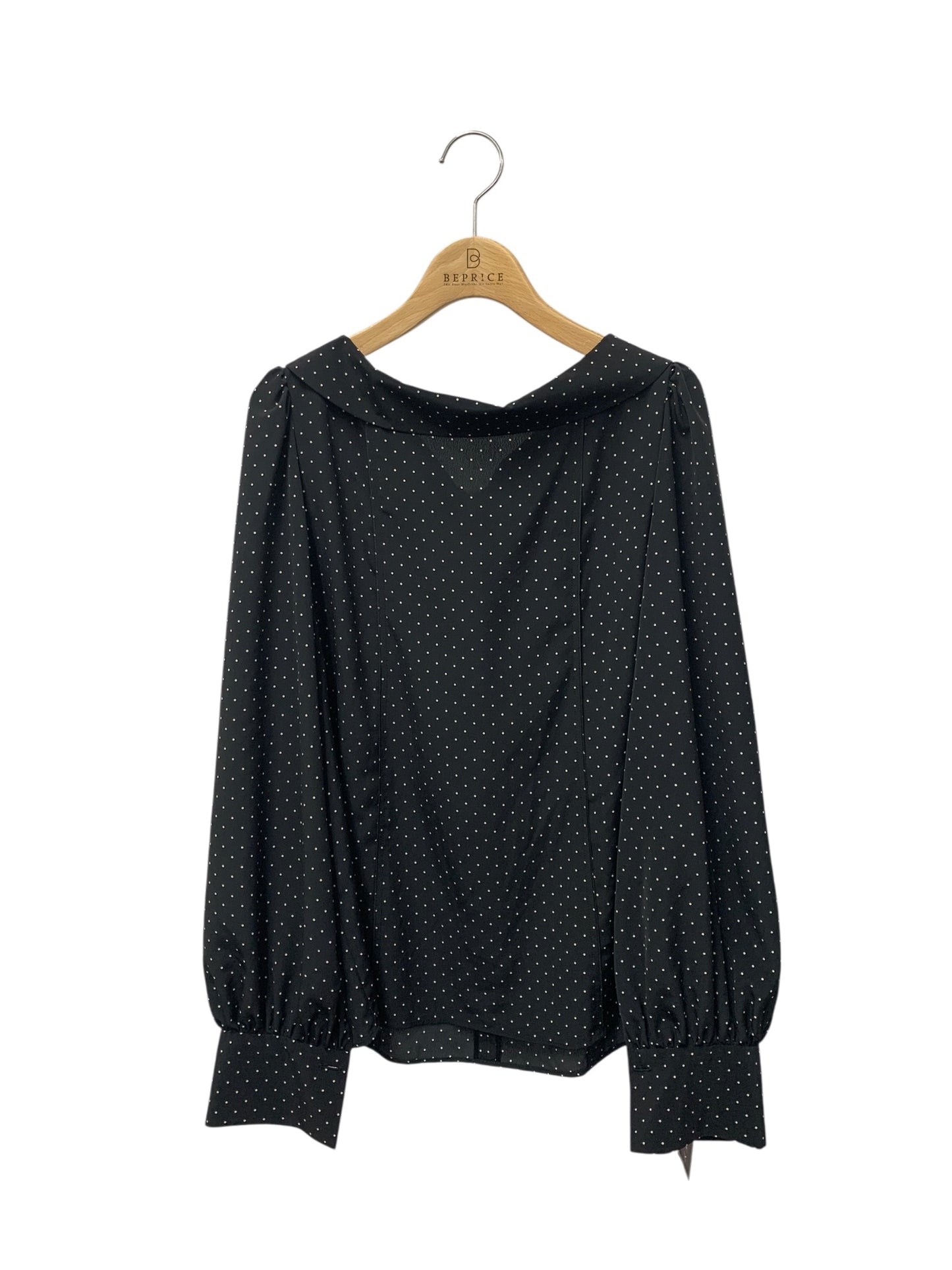 フォクシーブティック Blouse Dottie ドッティ 45622 ブラウス 42 ブラック ドット 水玉 ITU0BWCVS200