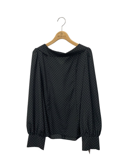 フォクシーブティック Blouse Dottie ドッティ 45622 ブラウス 42 ブラック ドット 水玉 ITU0BWCVS200