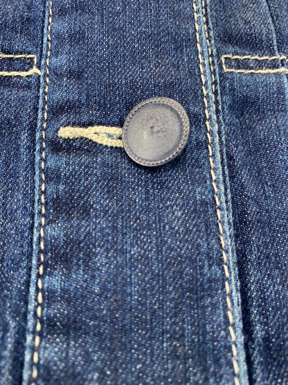 トッカ 洗える！SPICE デニム ジャケット JKTOYS0160 0 ネイビー ノーカラー ITAH1Y4K8DEV