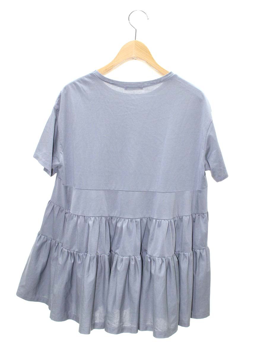 ヨリ YR2211-089SM カットソー F グレー ペプラム フレア ITFJGVKBNX9O