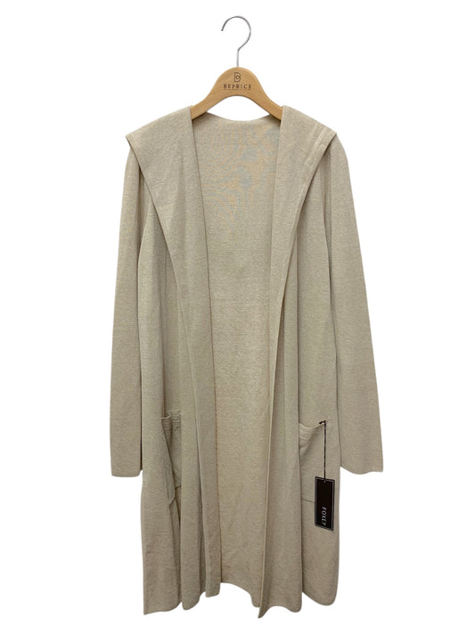 フォクシーブティック Knit Cardigan VOYAGE 39858 カーディガン F ベージュ リネン混 フード IT96RA9TRMHQ