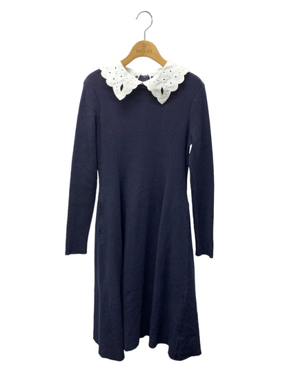 フォクシーニューヨーク KNIT CHAPEL DRESS 43838 ワンピース 38 ネイビー 花より男子コラボ ITAPL8A6KSG8