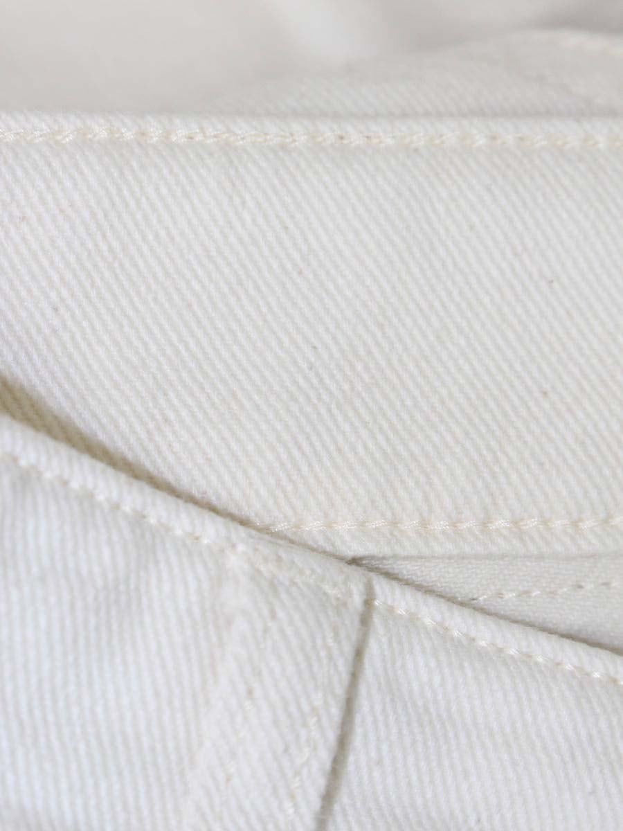 ウィークエンドマックスマーラ 513611096 デニムパンツ 38 アイボリー ワイド ITE9ZKOWY70C