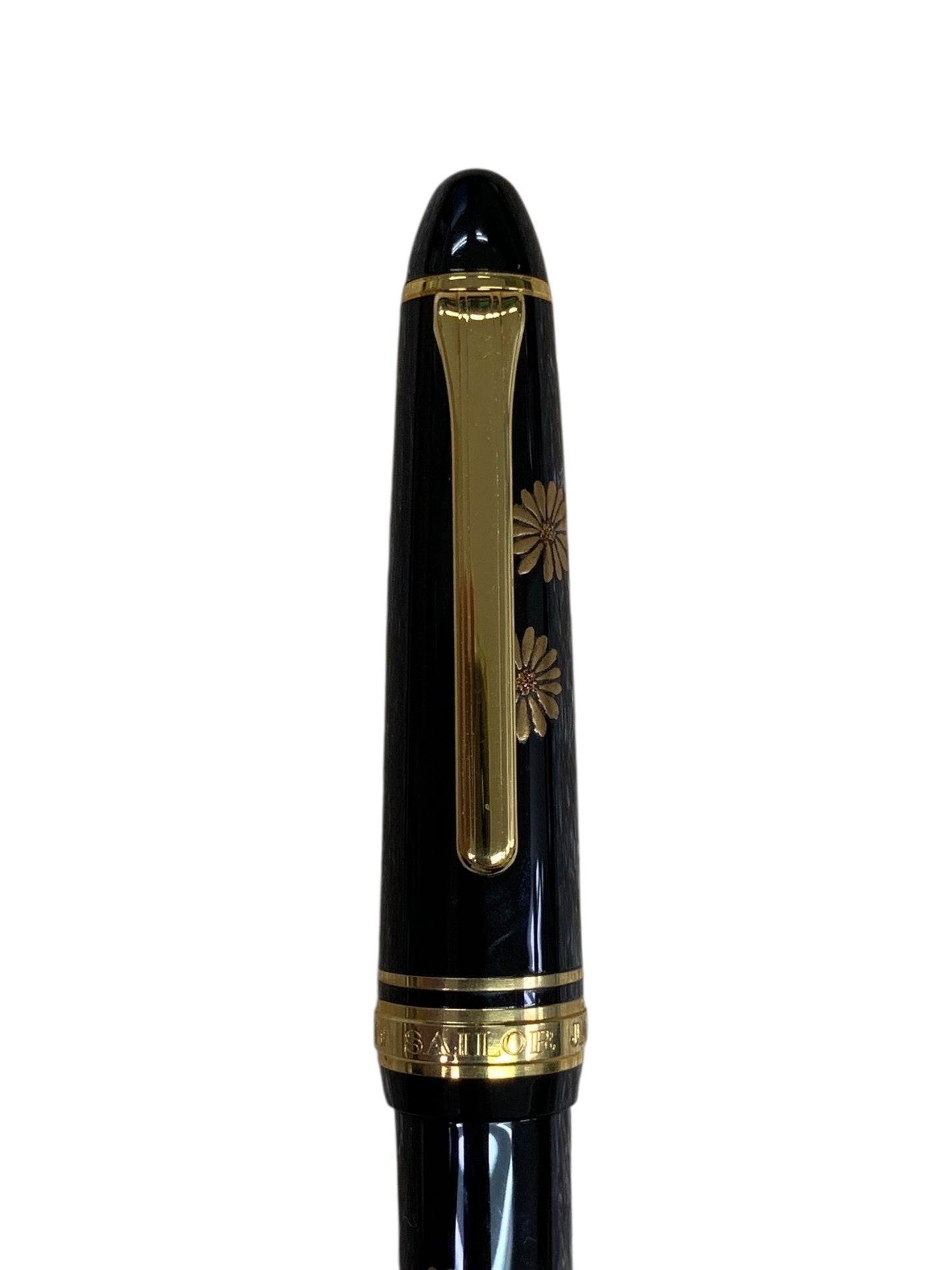 セーラー 万年筆 プロフィット蒔絵（菊） 香仙作 ブラック M 14K IT64DSYJKSS4 【SALE】