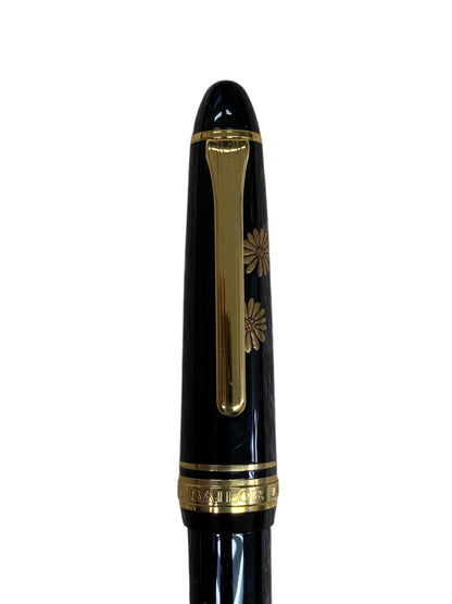 セーラー 万年筆 プロフィット蒔絵（菊） 香仙作 ブラック M 14K IT64DSYJKSS4 【SALE】