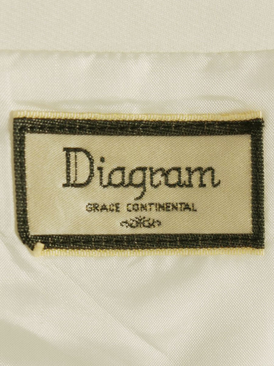 ダイアグラム 3733 5062-0 ワンピース 36 ホワイト レース ITKYGCHN2TZW