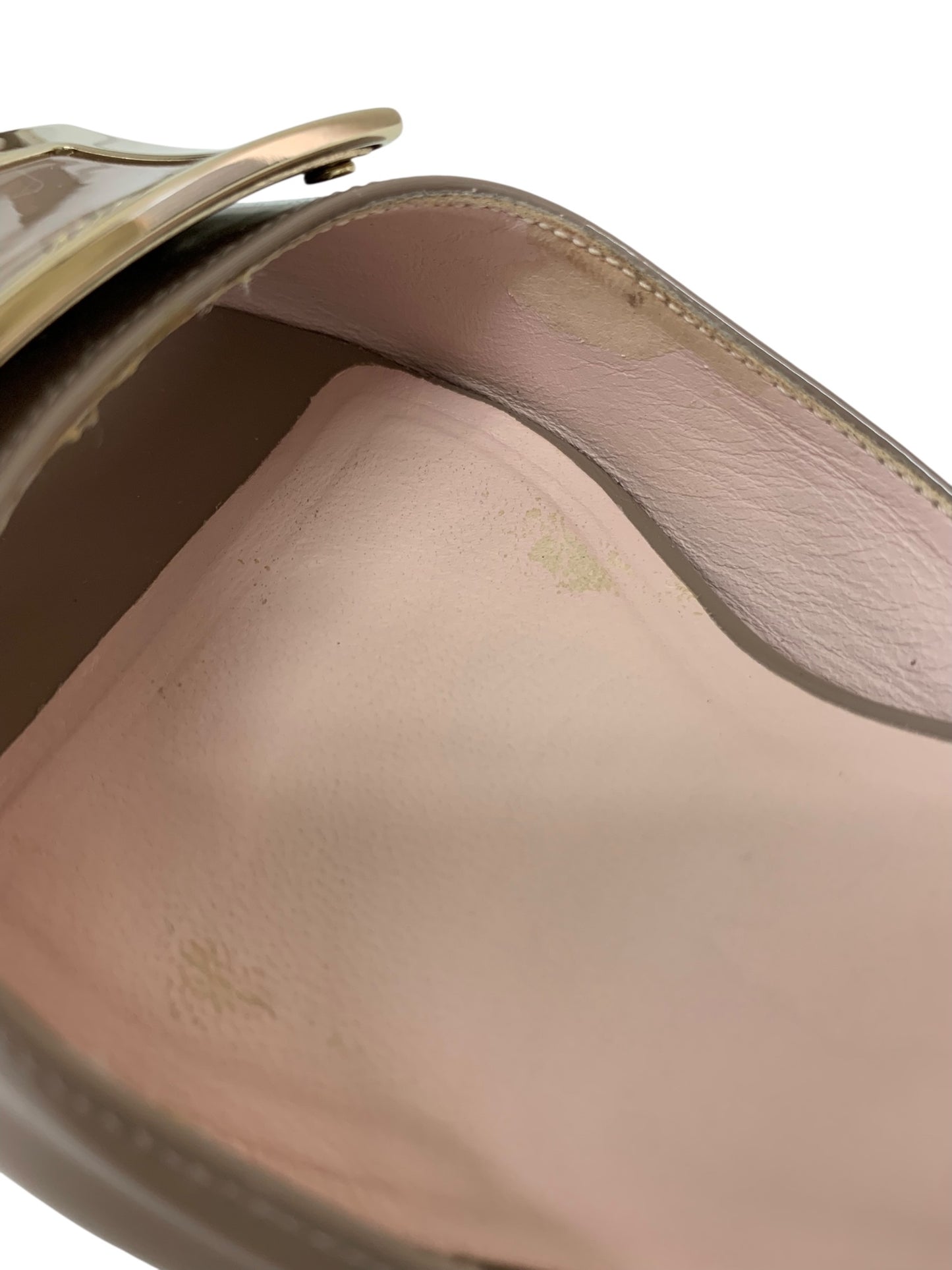 ロジェヴィヴィエ トランペット パテントレザー ミュール RVW74839190D1PC415 36 グレージュ ITTYSATRRS3K 【SALE】