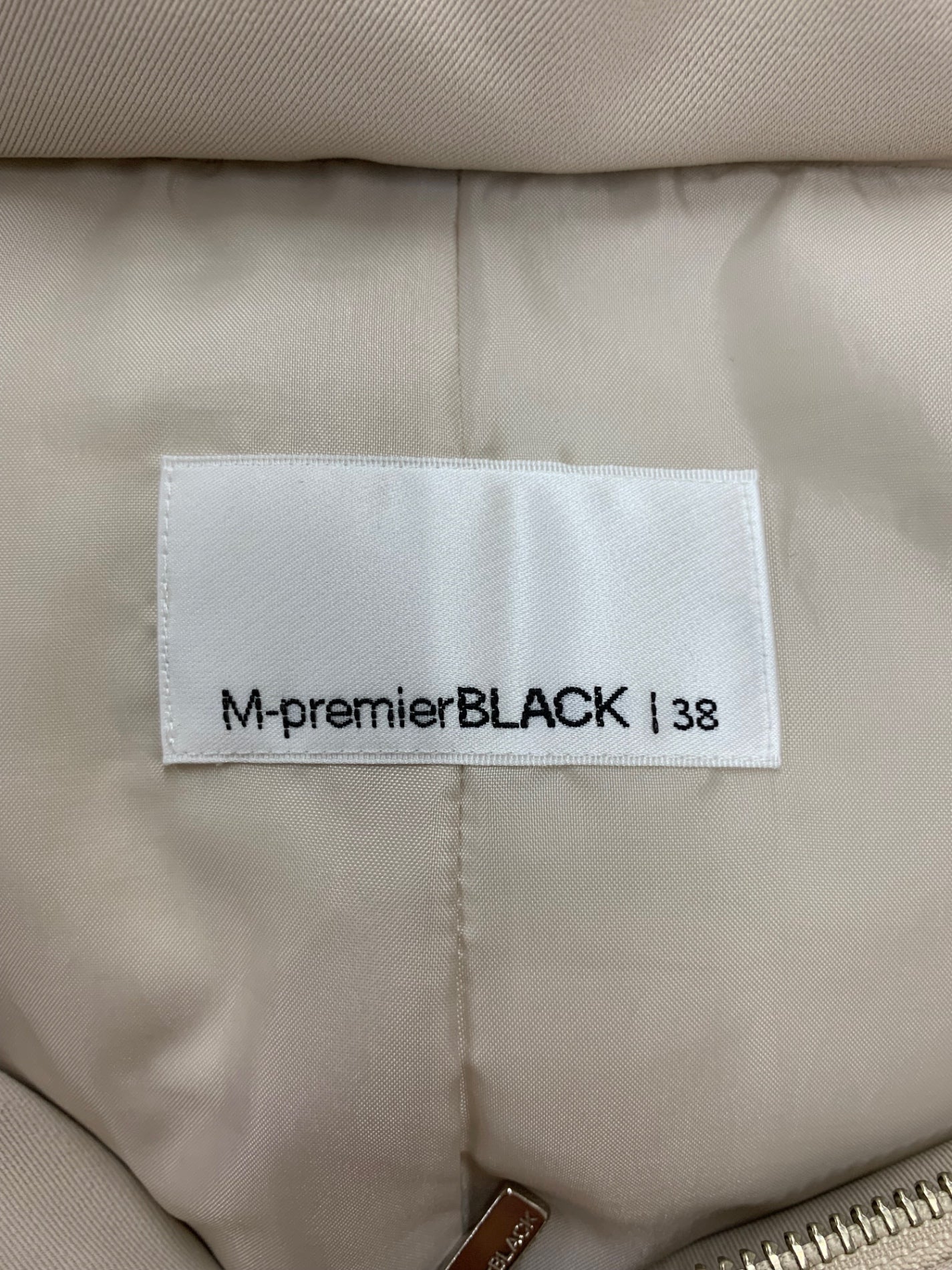 エムプルミエブラック C231-002 ダウンコート 38 グレージュ 3WAY フード付き ITQEG9NSIUHW