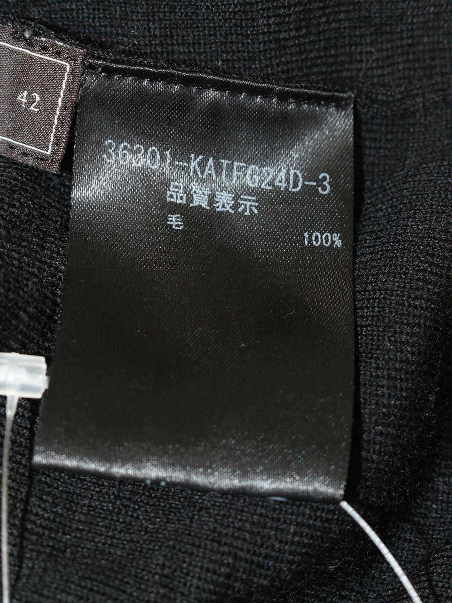 フォクシーブティック Knit Tops 36301 ニットセーター 42 ブラック 長袖 ITST752XT774