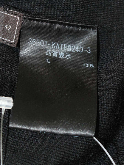 フォクシーブティック Knit Tops 36301 ニットセーター 42 ブラック 長袖 ITST752XT774