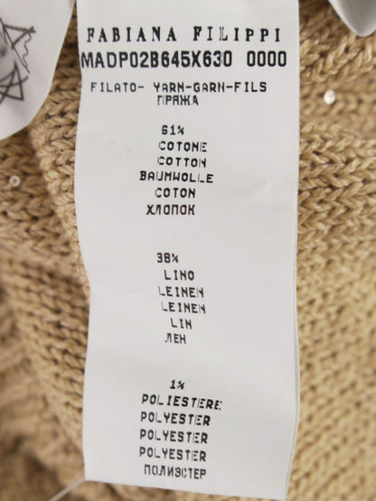ファビアナフィリッピ MADP02B645X ニット 40 ブラウンベージュ ラメ ITMFX6OWCFU4
