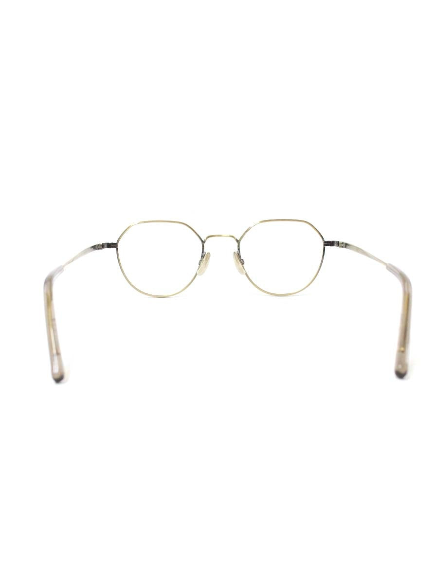 ステディ STD-96 メガネ ゴールド チタンフレーム フルリム クラウンパントシェイプ ITO8DQXY412Y