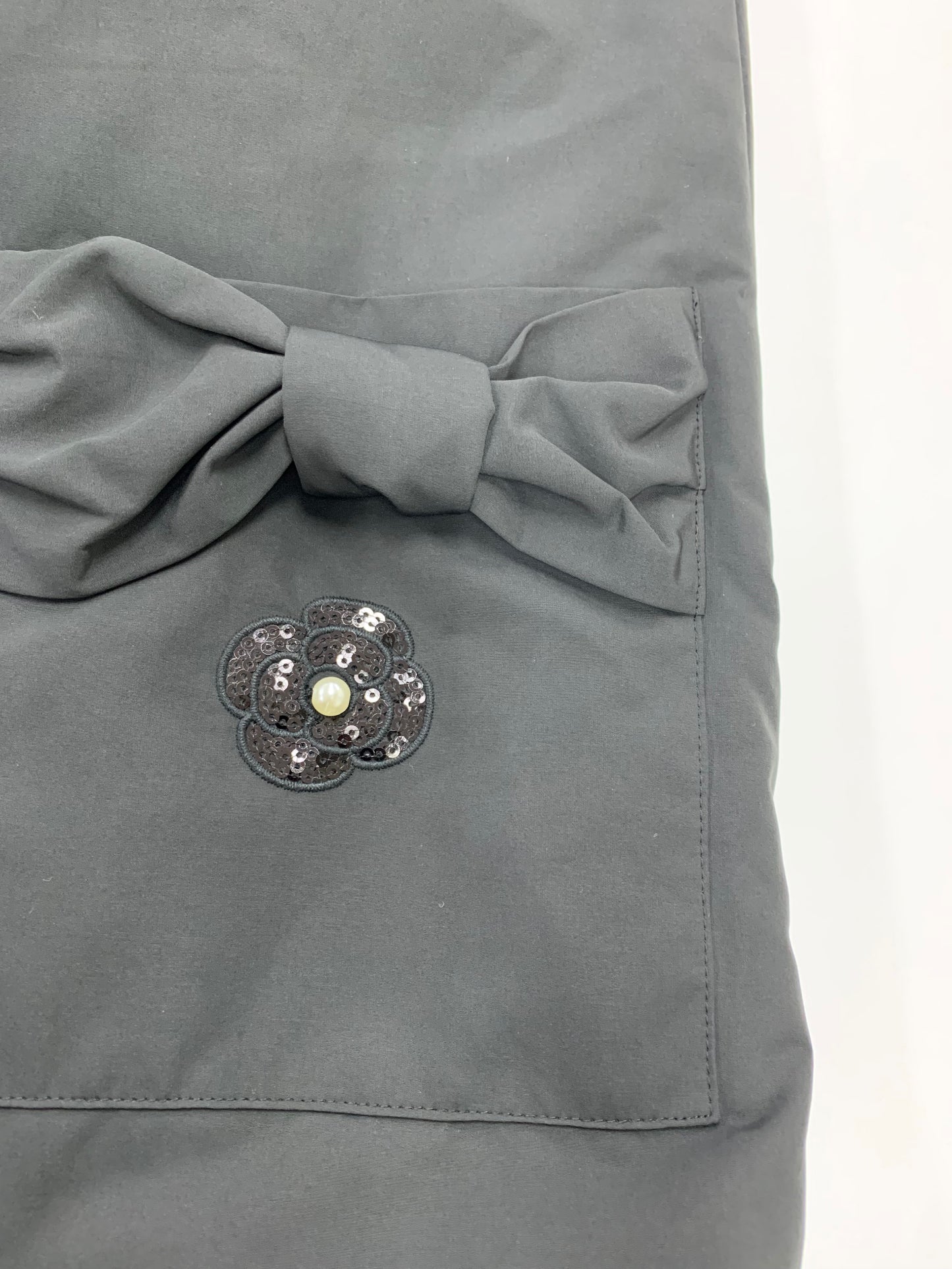 エムズグレイシー 中綿入りジャンパースカート 311530 ワンピース 38 ブラック ナイロンタフタ ITMK8L8VSXPF