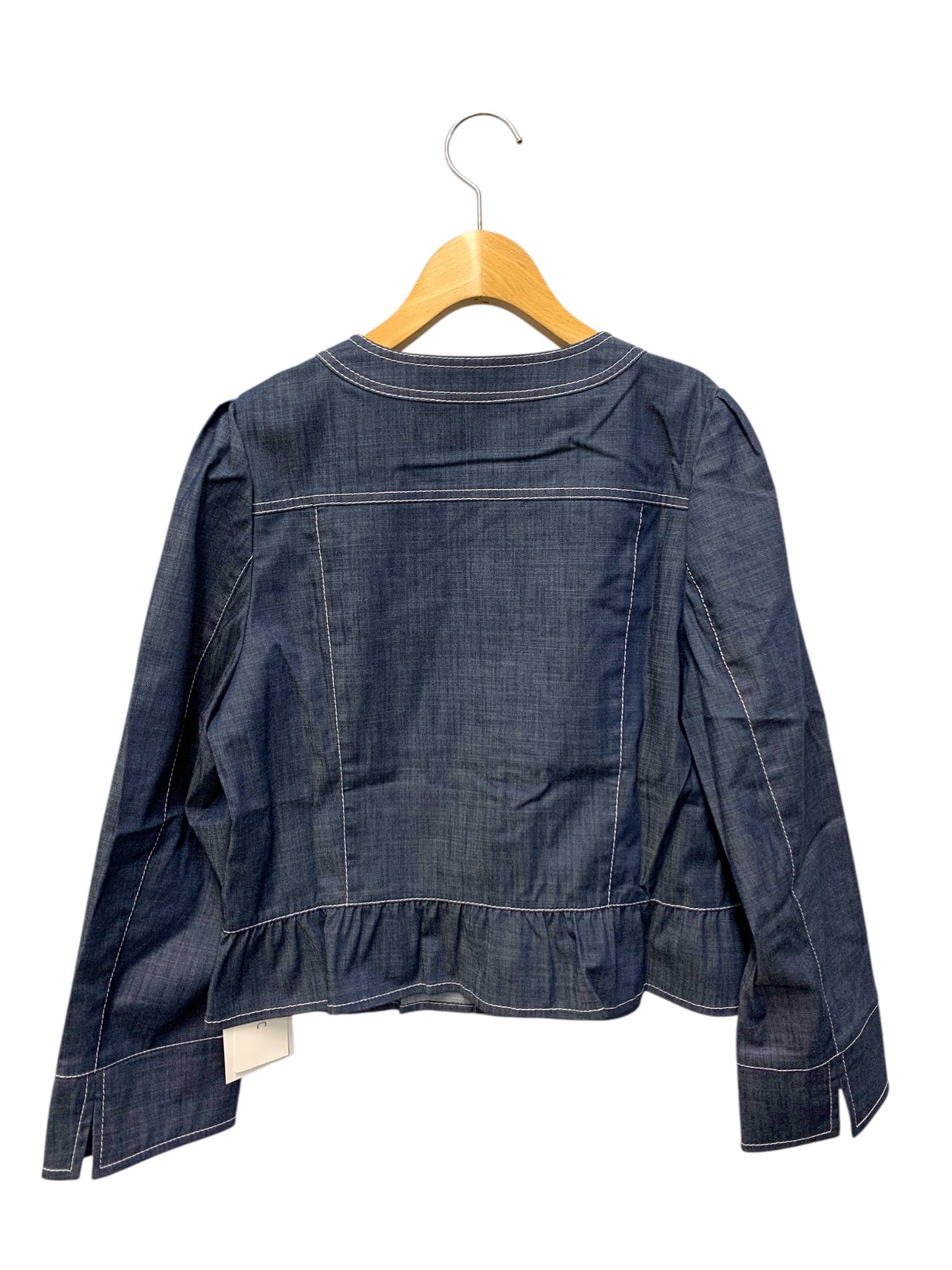 トゥービーシック W5E05-106-24 デニムジャケット 42 ブルー ビジュー ITC4WBBN8T3G