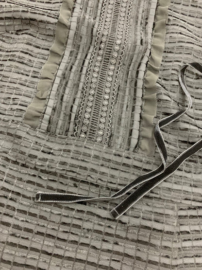 トゥービーシック W7J03-833-09 ワンピース 46 ブラック バックジップ フリル IT60CS4A0UXS